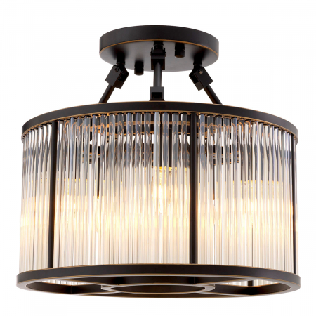 Promotii -   Plafoniera Bernardi S finisaj bronz accent 116166 EICHHOLTZ