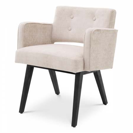 Scaune -   Scaun de dining Locarno sisley bej 116253 EICHHOLTZ