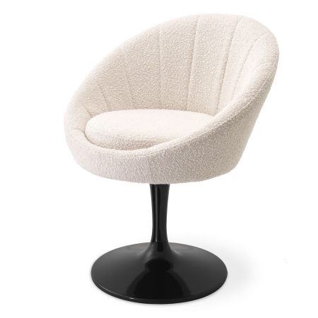 Scaune -   Scaun de dining O'Neill bouclé crem 114953 EICHHOLTZ