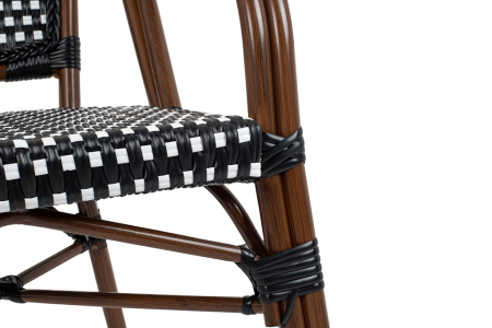 Scaun de Grădină Cafe Paris Arm 57x57x88 cm, Maro - King Home [5]
