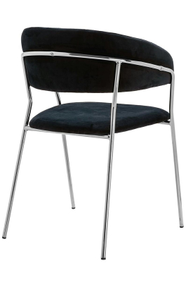 Scaun design Becci Premium, diverse culori, velur/picioare metalice crom, KH1201100121.CHROM - King [2]