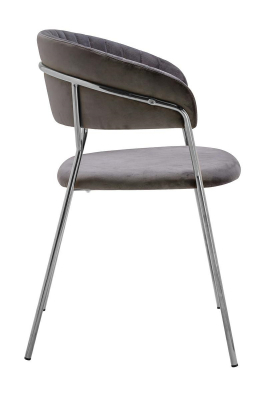 Scaun design Becci Premium, diverse culori, velur/picioare metalice crom, KH1201100121.CHROM - King [9]