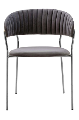 Scaun design Becci Premium, diverse culori, velur/picioare metalice crom, KH1201100121.CHROM - King [12]