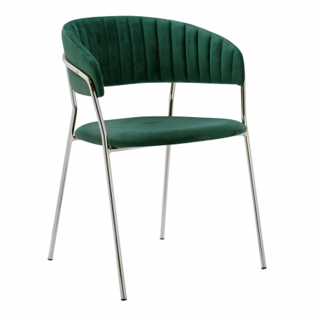 Scaun design Becci Premium, diverse culori, velur/picioare metalice crom, KH1201100121.CHROM - King [15]