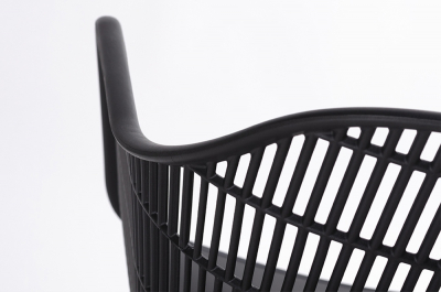 Scaun design Boco negru din polipropilena, PW502T.BLACK - King [5]