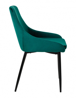Scaun Clover 50x59x84 cm, Catifea și Metal Albastru Închis - Modesto [19]