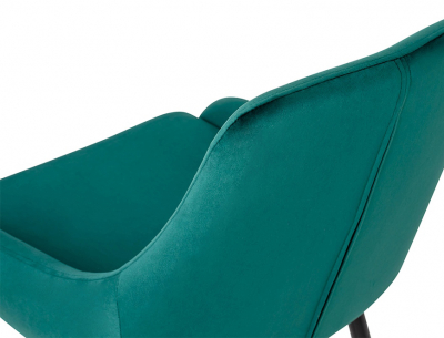 Scaun Clover 50x59x84 cm, Catifea și Metal Albastru Închis - Modesto [21]