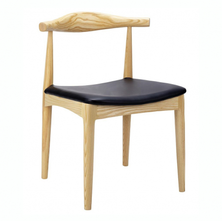 Scaune - Scaun design clasic Goran lemn masiv/piele ecologica, WD-593.NATURAL - King
