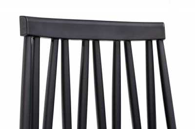 Scaun design clasic negru Mina, polipropilena/metal, 8608.BLACK - King [3]