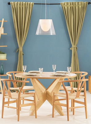 Scaun design clasic Saku Premium din lemn masiv natur cu spatar rotunjit, sezut impletitura, DC-541.BEECH - King [8]