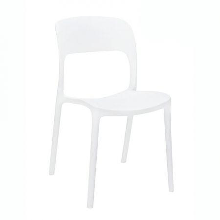 Scaun design clasic Solfrid alb/negru, polipropilena, C1028.BLACK - King [9]