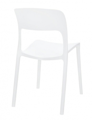 Scaun design clasic Solfrid alb/negru, polipropilena, C1028.BLACK - King [6]