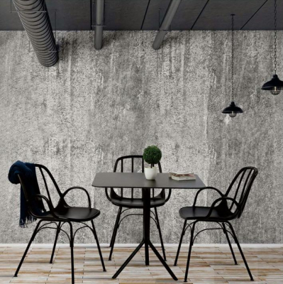 Scaun design Durad negru din polipropilena, 313-CPP - King [8]