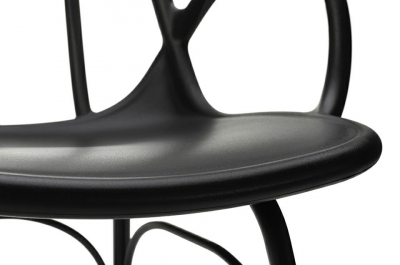Scaun design Durad negru din polipropilena, 313-CPP - King [4]