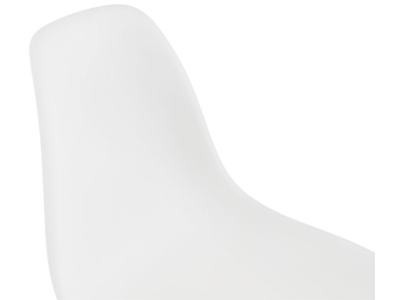 Scaun design living alb Preece, polipropilena / metal, CH02550WHWH - Kokoon [2]