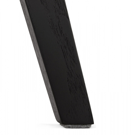Scaun design living maro Trudy premium microfibra, picioare lemn negru / natur, K CH03120BRNA - Kokoon [6]