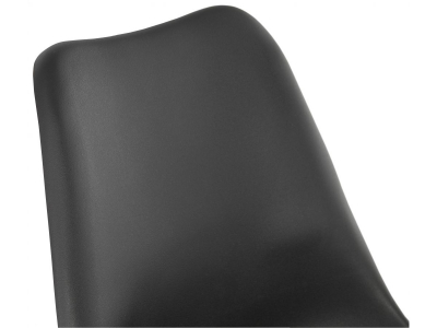 Scaun design living negru auriu Oria polipropilena / picioare auriu, CH03000BLBL - Kokoon [3]