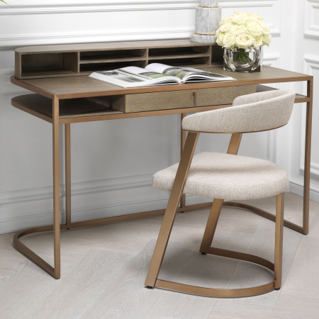   Scaun de dining Dexter finisaj bronz periat loki natural 111473 EICHHOLTZ [3]