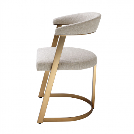   Scaun de dining Dexter finisaj bronz periat loki natural 111473 EICHHOLTZ [1]