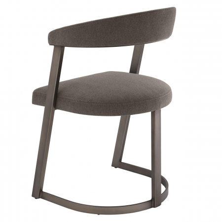  Scaun de dining Dexter finisaj bronz mediu gri abrasiv 114534 EICHHOLTZ [2]
