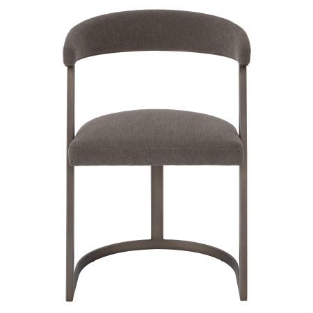   Scaun de dining Dexter finisaj bronz mediu gri abrasiv 114534 EICHHOLTZ [1]