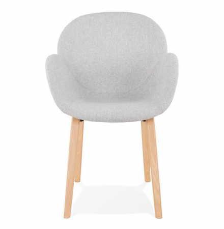 Scaun design Mola, picioare lemn masiv natur / tapiterie material textil, K AC02520LGNA - Kokoon [3]
