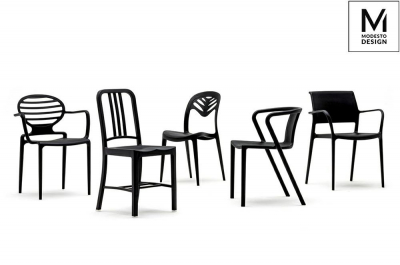Scaun design negru Mumbi polipropilena, 1615-APC - King [5]