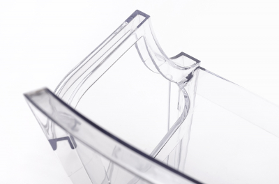 Scaun design victorian modern Elisa, transparent/diverse culori, policarbonat, 124.APC.CZARNY - King [8]