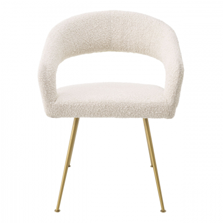   Scaun de dining Bravo bouclé crem 116146 EICHHOLTZ [2]