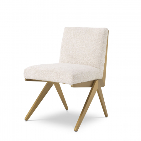 Promotii -   Scaun de dining Fico bouclé crem 114716 EICHHOLTZ
