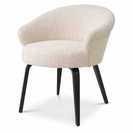 Scaune -   Scaun de dining Moretti bouclé crem 115038 EICHHOLTZ