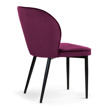 Scaun dining personalizabil Alivi fara brate, picioare metalice, AINECHSTGR3XXXP - Atreve [23]