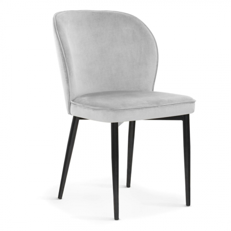 Scaune - Scaun dining personalizabil Alivi fara brate, picioare metalice, AINECHSTGR1XXXP - Atreve