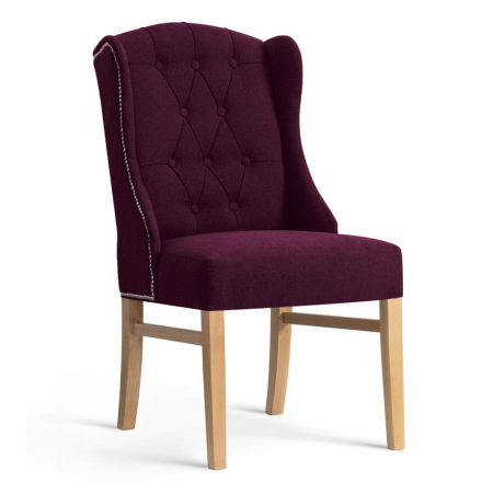 Scaun dining personalizabil Baldo, fara brate, picioare lemn, ROYACHSTGR1XXXP - Atreve [3]