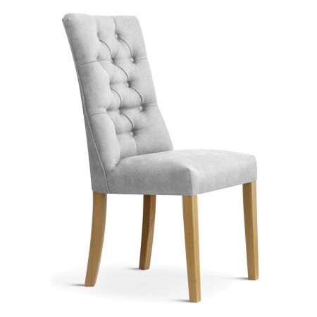 Scaune - Scaun dining personalizabil Benet, fara brate, picioare lemn, LORDCHSTGR1XXXP - Atreve