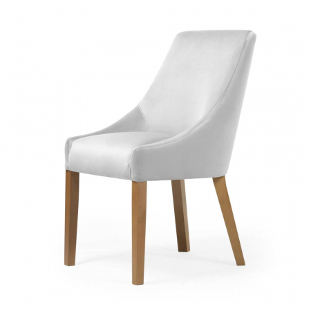 Scaune - Scaun dining personalizabil Damir, picioare lemn, PAWECHSTGR1XXXP - Atreve