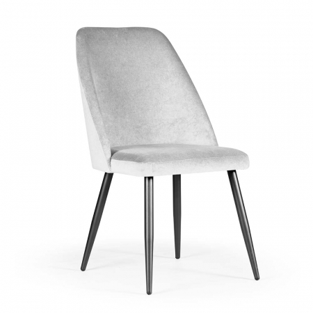Scaune - Scaun dining personalizabil Gosha, fara brate, picioare metal, BOSFCHSTGR1XXXP - Atreve