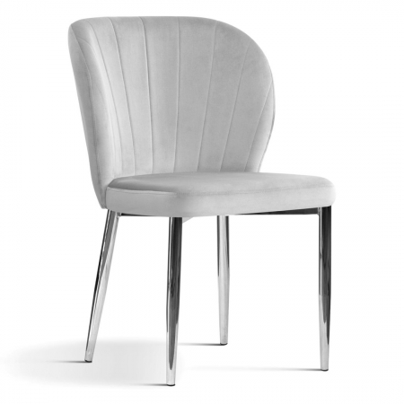 Scaun dining personalizabil Linton, fara brate, picioare metal, SHELCHSTGR1XXXP - Atreve [3]