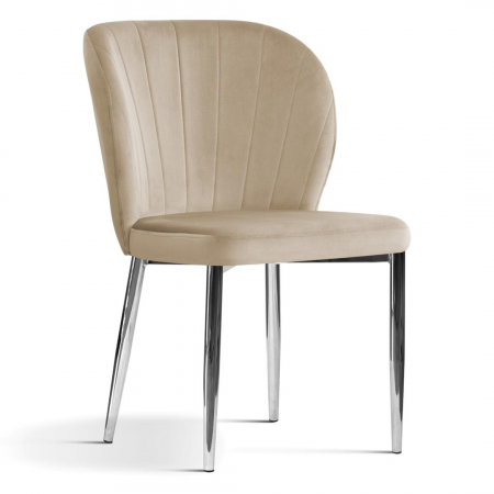Scaun dining personalizabil Linton, fara brate, picioare metal, SHELCHSTGR1XXXP - Atreve [7]