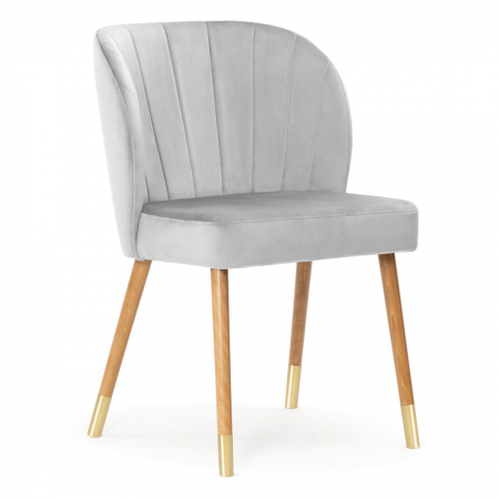 Scaun dining personalizabil Linton Plus, fara brate, picioare lemn, SHELCHPLGR1XXXP - Atreve [1]