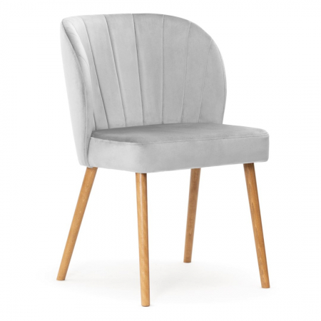 Scaune - Scaun dining personalizabil Linton Plus, fara brate, picioare lemn, SHELCHPLGR1XXXP - Atreve