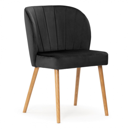 Scaun dining personalizabil Linton Plus, fara brate, picioare lemn, SHELCHPLGR1XXXP - Atreve [4]