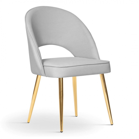 Scaun dining personalizabil Nuada, fara brate, picioare metal, PONTCHSTGR1XXXP - Atreve [2]