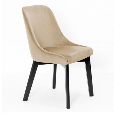 Scaun dining personalizabil Ravi, fara brate, picioare lemn, IVANCHSTGR1XXXP - Atreve [1]