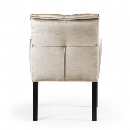 Scaun dining personalizabil Rheta, cu brate, picioare lemn, HAVACHSTGR1XXXP - Atreve [6]