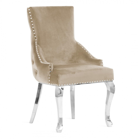 Scaun dining personalizabil Vidal, picioare oțel inoxidabil, EDWACHGLGR1XXXP - Atreve [3]