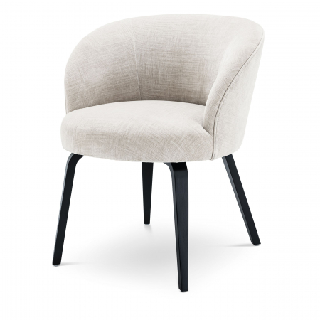 Scaune -   Scaun de dining Vichy sisley bej 115104 EICHHOLTZ