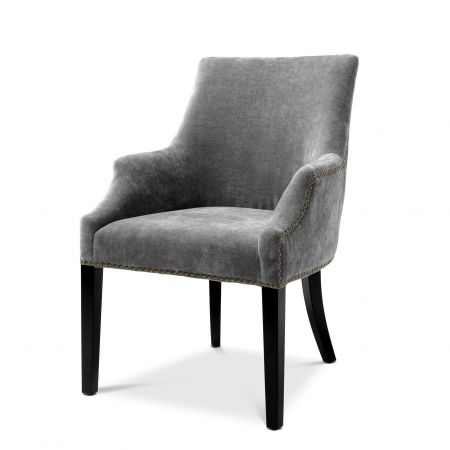 Promotii -   Scaun de dining Legacy clarck gri 111737 EICHHOLTZ
