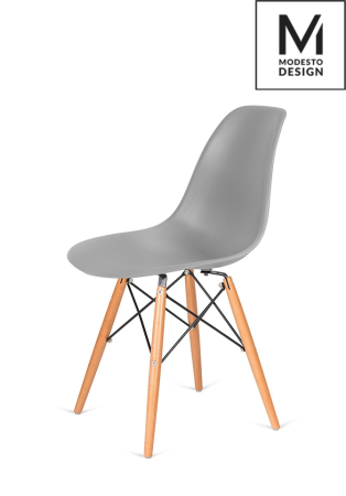Produse - Scaun Dsw 46x48x82 cm, Plastic Gri - Modesto Design