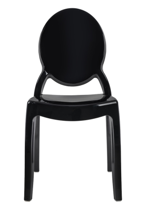 Scaun Elizabeth 43x53x94,5 cm, Policarbonat Negru - King Home [5]